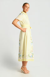 Lori Shirt Dress -Butter Floral
