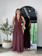 Liane Maxi Dress - Chocolate
