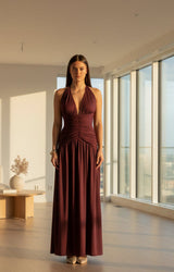 Liane Maxi Dress - Chocolate