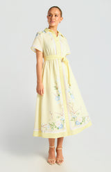 Lori Shirt Dress -Butter Floral