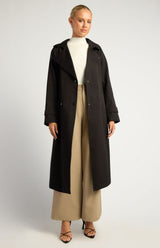 Landon Trench Coat - Black