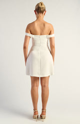 Georgina Mini Dress - White