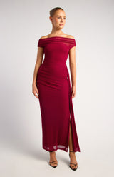 Jessie Sultry Maxi Dress - Red
