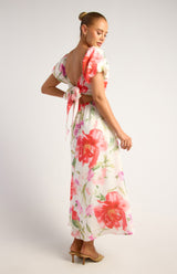 Gina Summer Midi Dress - Floral