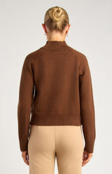 Rhode Knit Top - Chocolate
