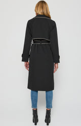 Leah Trench Coat -Black