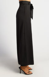 Zayla Wide Leg Trousers - Black