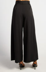 Zayla Wide Leg Trousers - Black