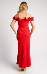 Ophelia Maxi Dress - Red