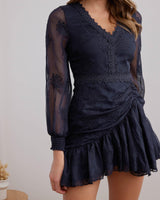 Akila Dress - Navy - First Design