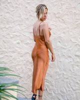 Annie Midi Dress - Copper - First Design