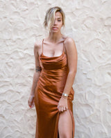 Annie Midi Dress - Copper - First Design