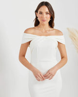 Ariana Dress- White - First Design