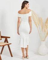 Ariana Dress- White - First Design