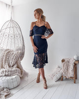 Babylon Dress in Navy - First Design