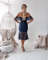 Babylon Dress in Navy - First Design