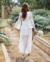 Boho High low Dress - White - First Design