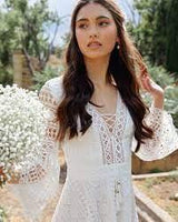 Boho High low Dress - White - First Design