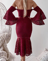 Brianna Dress in Burgundy - First Design