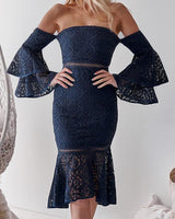 Brianna Dress In Navy - First Design