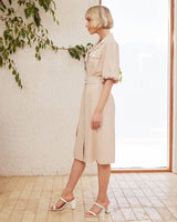 Calista Dress - Beige - First Design
