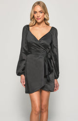 Callie Mini Dress - Black - First Design