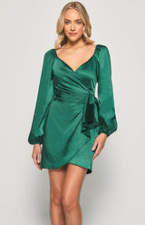 Callie Mini Dress - Emerald - First Design