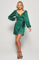 Callie Mini Dress - Emerald - First Design