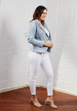 Cathia Demin Jacket - Blue - First Design