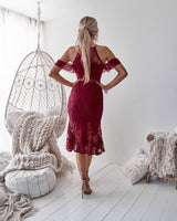 Connie Dress in Wine - First Design