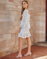 Elena Dress - White - First Design