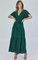 Elena Maxi Dress - Green - First Design