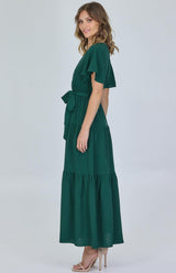 Elena Maxi Dress - Green - First Design