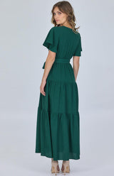 Elena Maxi Dress - Green - First Design