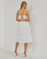 Emillia Dress - White - First Design