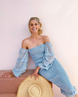 Ena Dress - Baby Blue - First Design