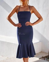 Eveleen Dress - Navy - First Design