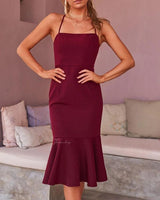 Eveleen Dress -Red - First Design