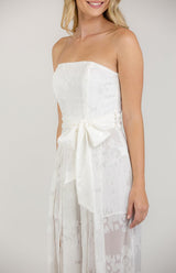 Forever Love Jumpsuit - White - First Design