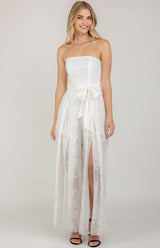 Forever Love Jumpsuit - White - First Design