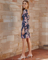Gail Dress - Navy Floral - First Design