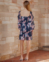 Gail Dress - Navy Floral - First Design