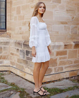 Gail Dress - White - First Design