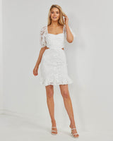 Gianna Dress - White - First Design