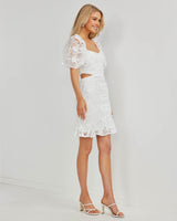 Gianna Dress - White - First Design