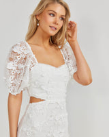 Gianna Dress - White - First Design