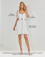 Gianna Dress - White - First Design