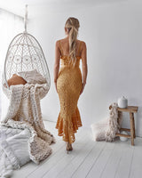 Leanne Dress In Mustard - First Design