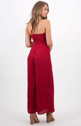 Lola Jumpsuit In Maroon - First Design