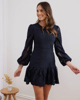 Octavia Dress -Navy - First Design